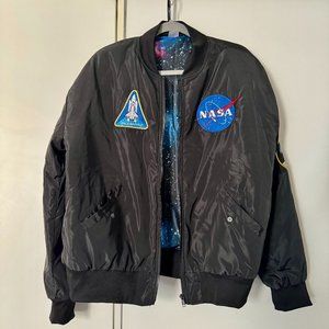 NASA Bomber Jacket - WORN ONCE, BRAND NEW, PERFECT FOR HALLOWEEN